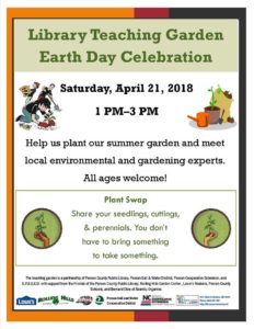 Cover photo for Library Garden Earth Day Celebration