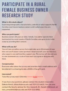 Cover photo for Rural Female Entrepreneurs Input Needed